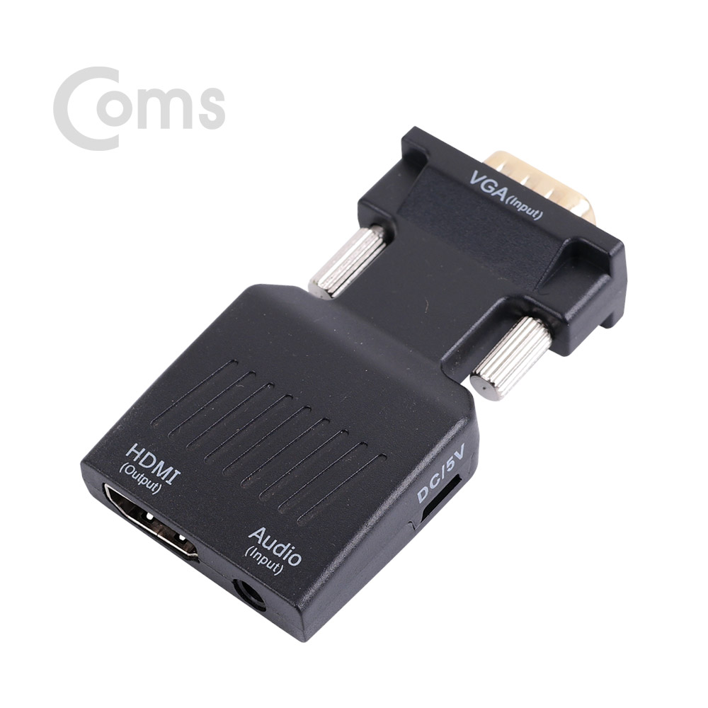 Coms HDMI 컨버터(VGA to HDMI) / 오디오 지원