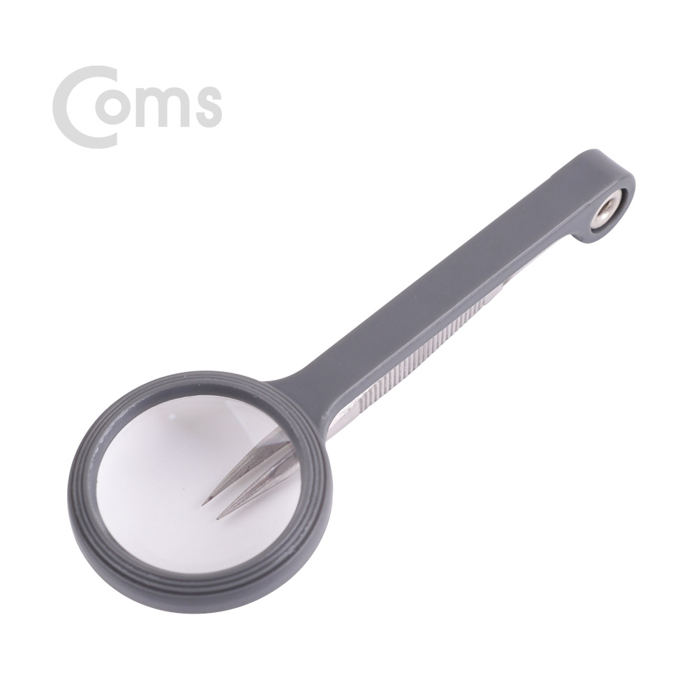 Coms 확대경(핀셋) /렌즈 직경 약 25mm, 8배율