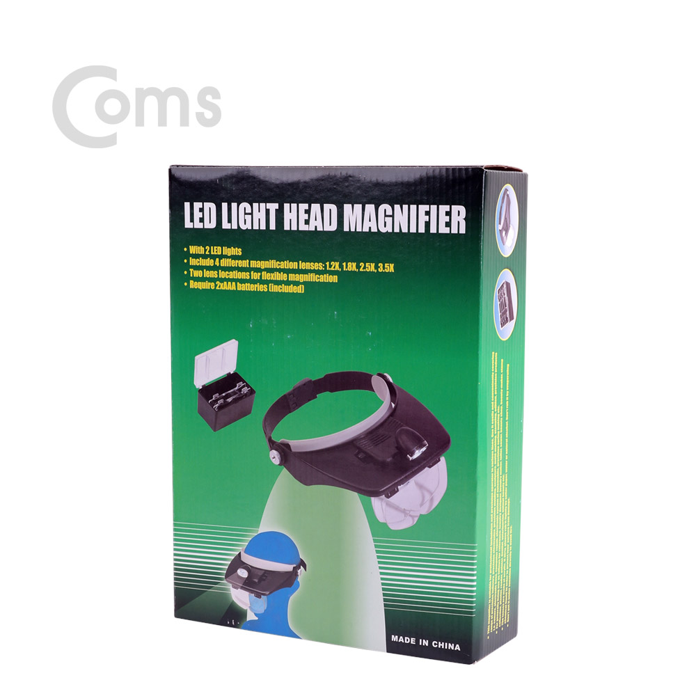 Coms 확대경(헤드라이트), 1.2/1.8/2,5/3.5 X Power