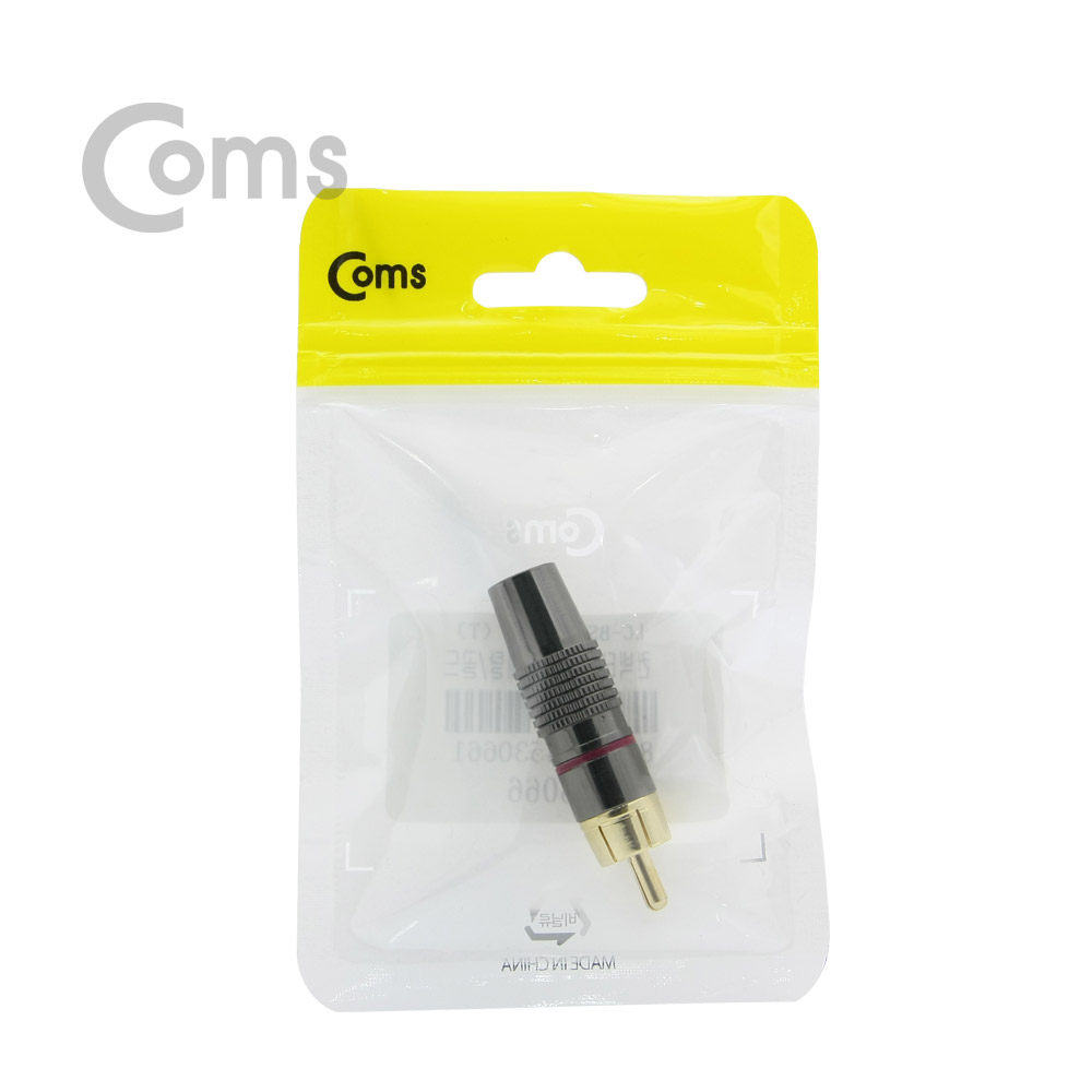 Coms 컨넥터 / 커넥터-RCA 수/메탈/골드 Gray
