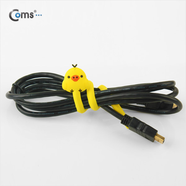 Coms 케이블 오거나이저(Flexible형/캐릭터) 병아리