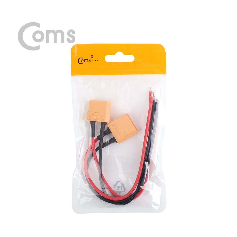 Coms DC 전원 케이블(제작용) 대, 점퍼선 2선 / Red-Black / 20cm