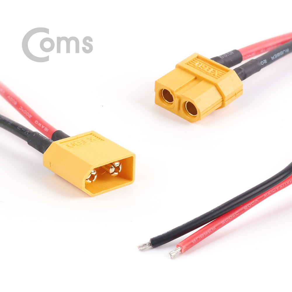 Coms DC 전원 케이블(제작용) 중, 점퍼선 2선 / Red-Black / 10cm