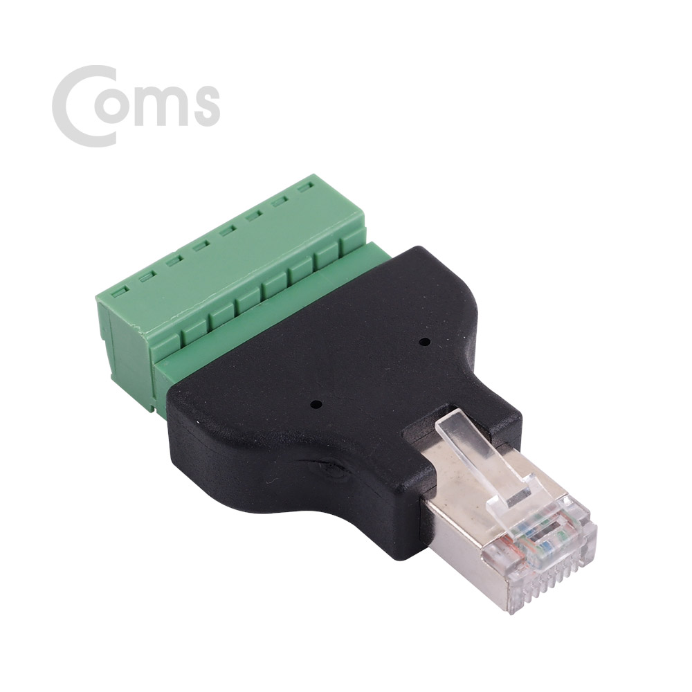 Coms 터미널 변환(RJ45) RJ45 M/8Pin 터미널