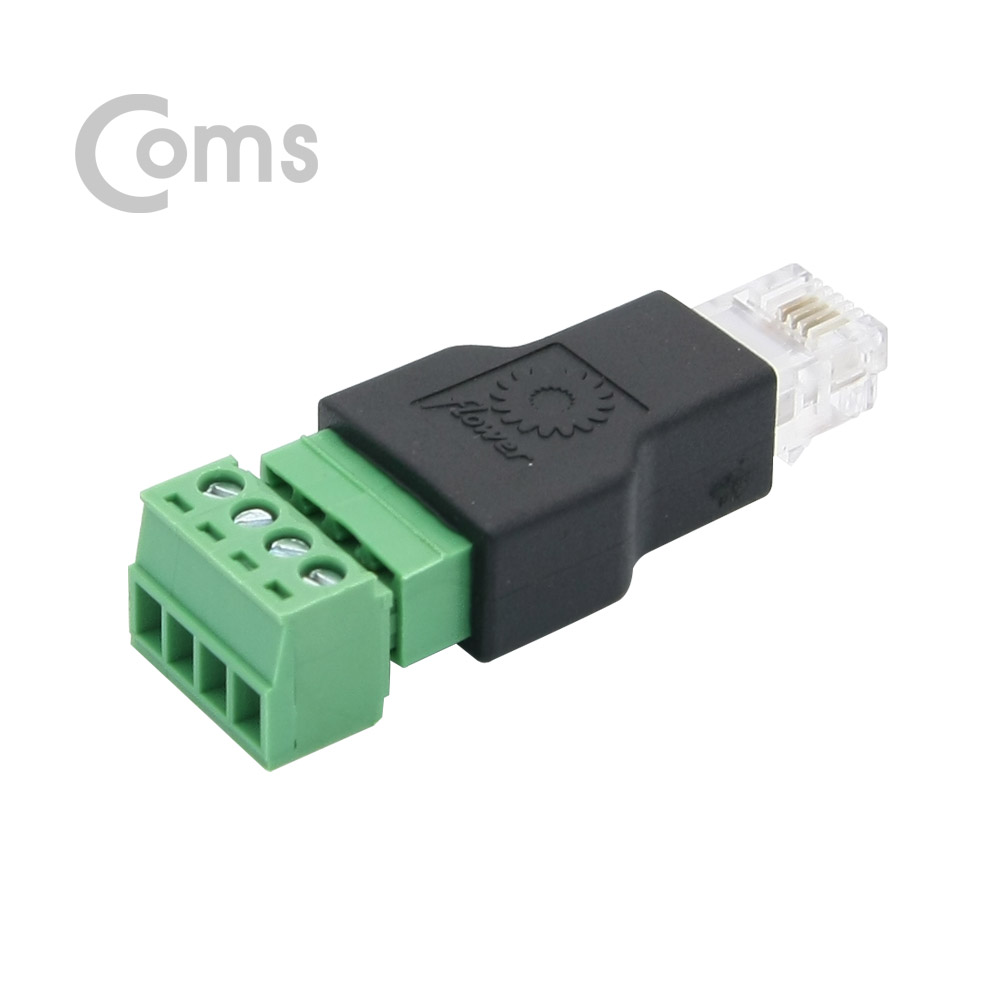 Coms 터미널 변환(RJ11) RJ11 M/4Pin 터미널