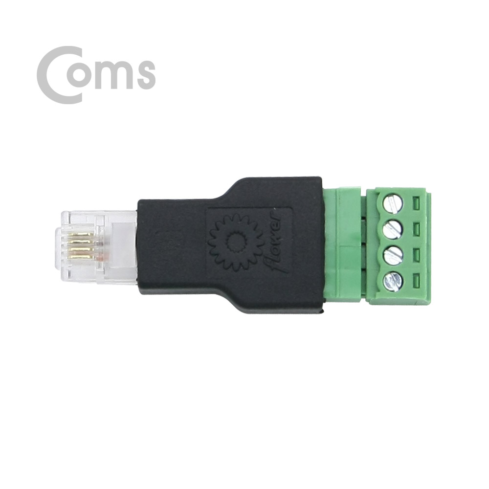 Coms 터미널 변환(RJ11) RJ11 M/4Pin 터미널