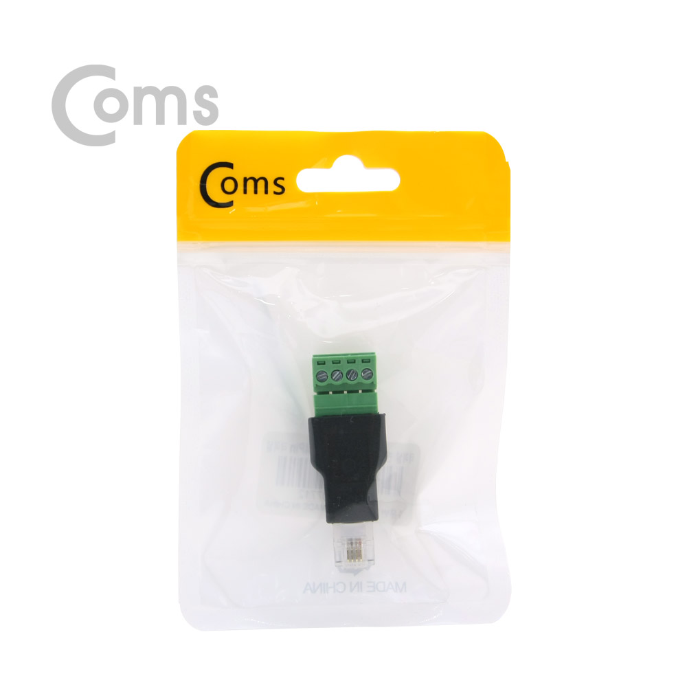 Coms 터미널 변환(RJ11) RJ11 M/4Pin 터미널