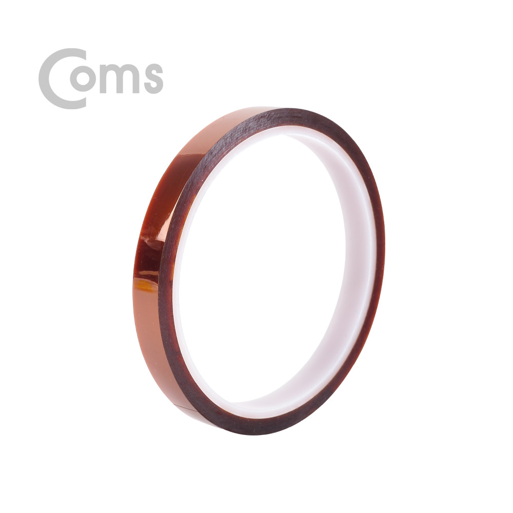 Coms 캡톤테이프 1cm / 폴리이미드 필름 / 고온 내열