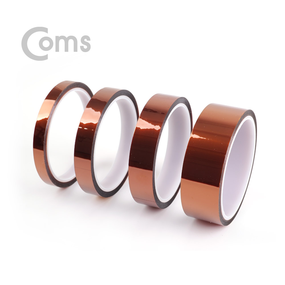 Coms 캡톤테이프 1cm / 폴리이미드 필름 / 고온 내열