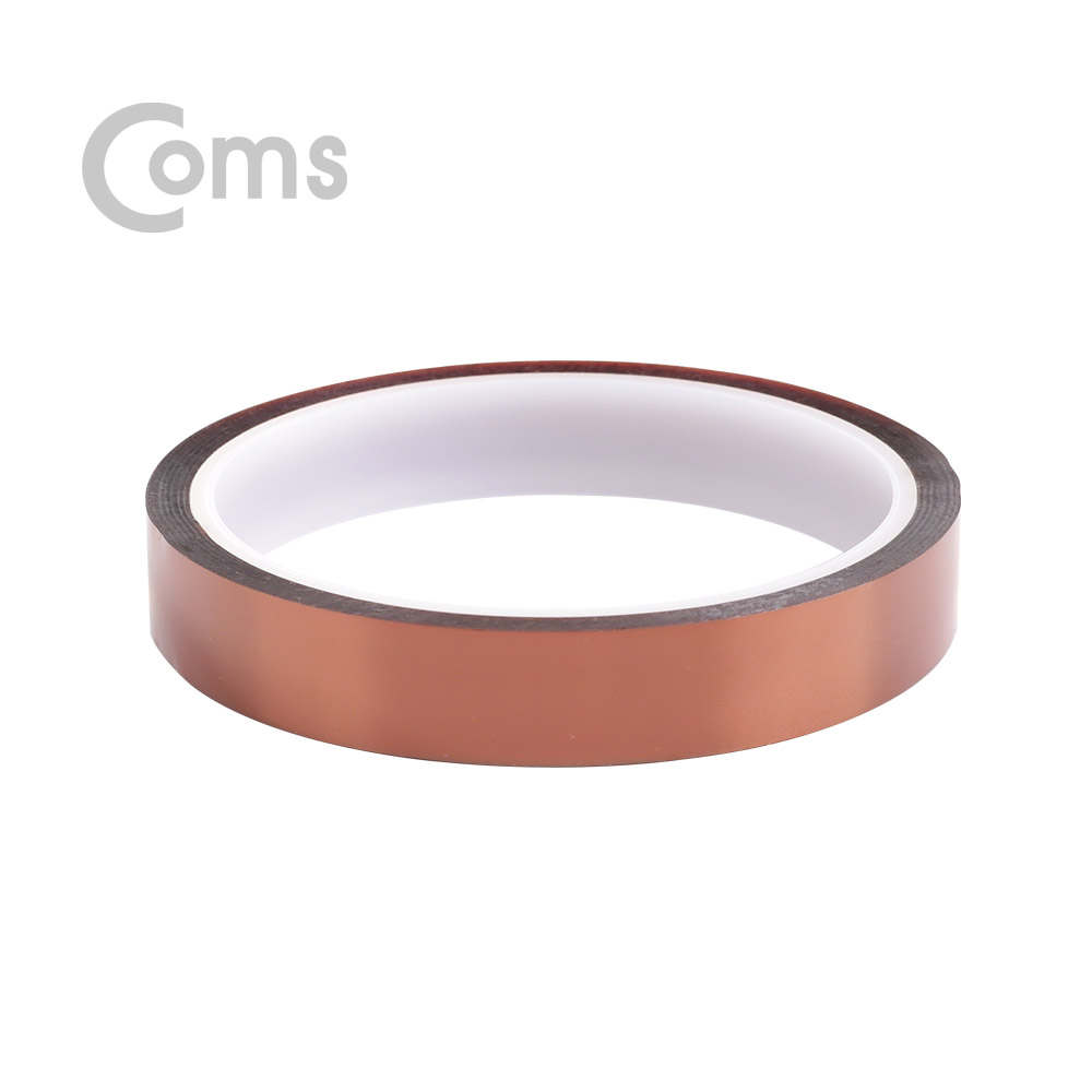 Coms 캡톤테이프 1.5cm / 폴리이미드 필름 / 고온 내열