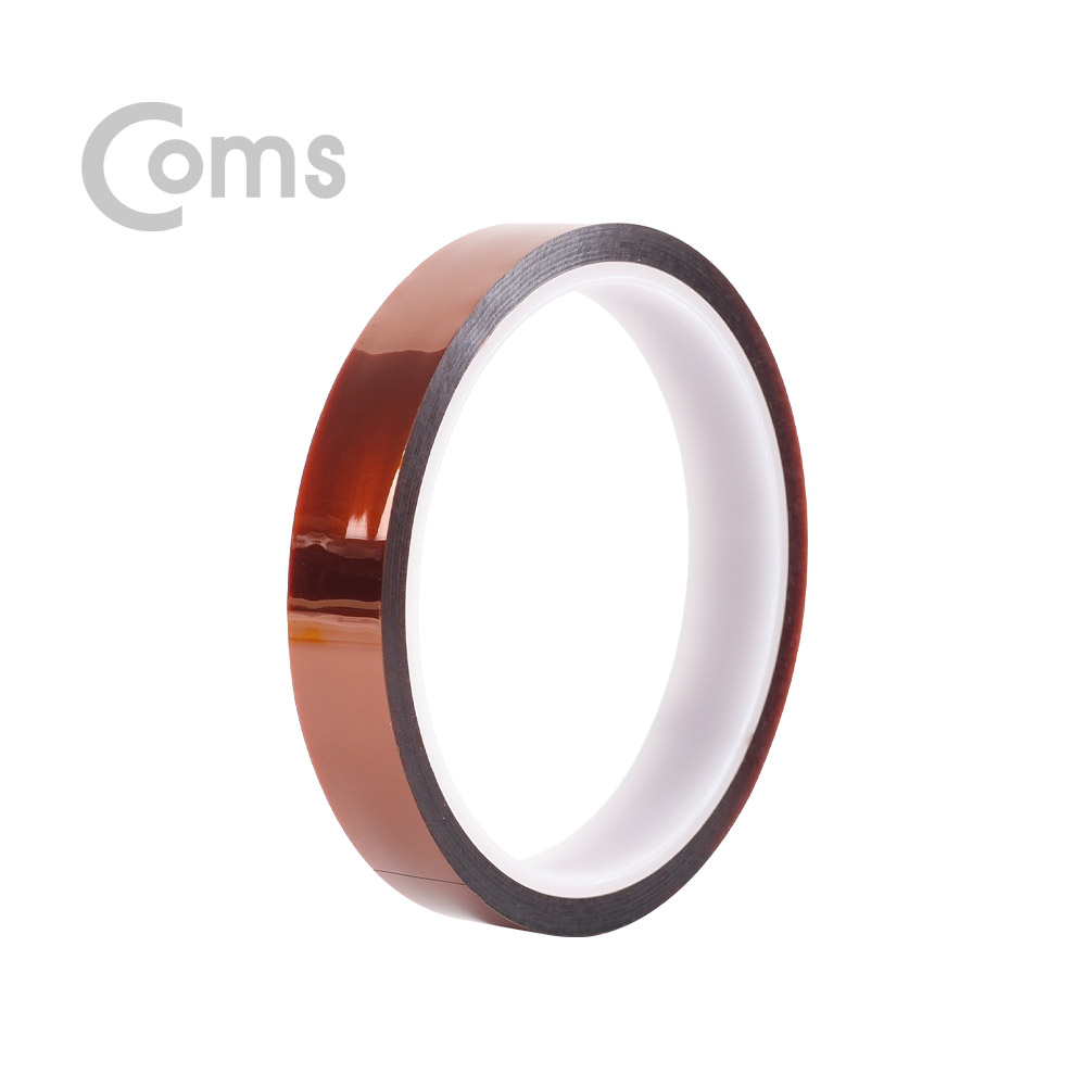 Coms 캡톤테이프 1.5cm / 폴리이미드 필름 / 고온 내열