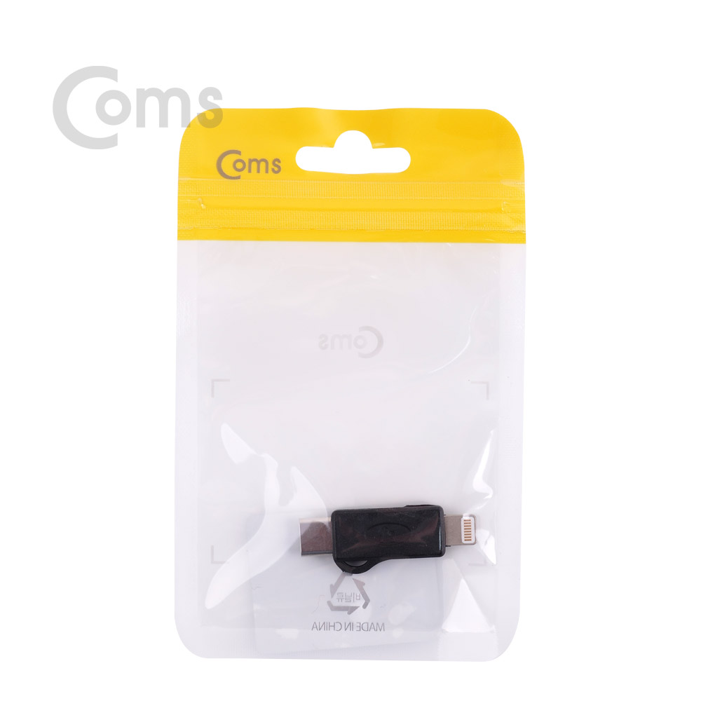 Coms USB 3.1 (Type C) 젠더, T형 Black