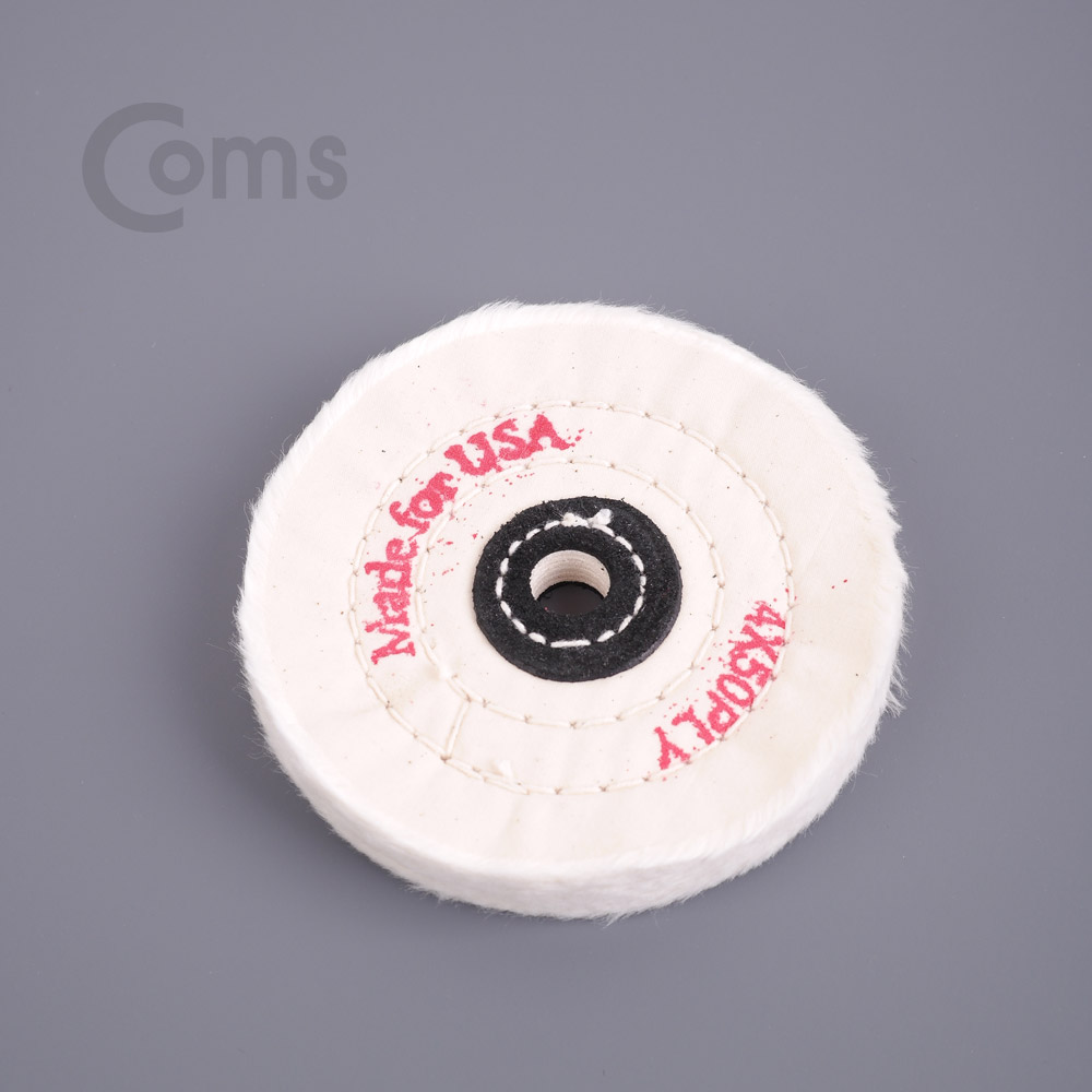 Coms 광택기 드릴용 크리너 / 양모 패드 100mm