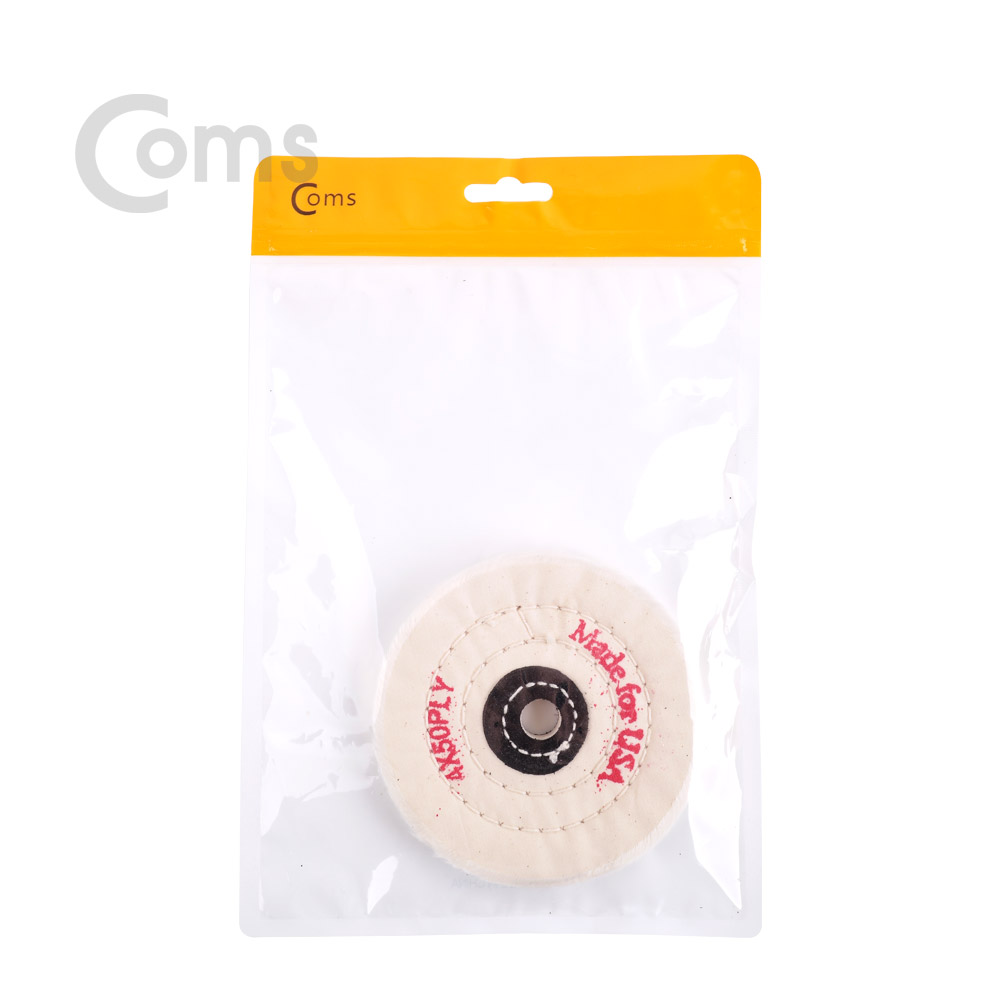 Coms 광택기 드릴용 크리너 / 양모 패드 100mm