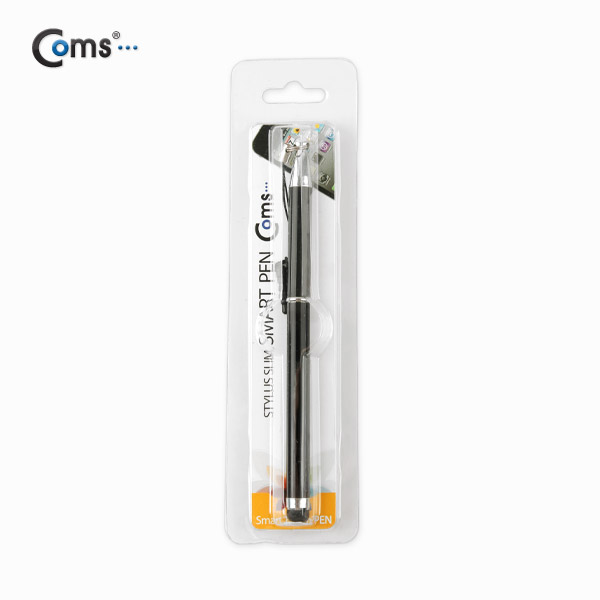 Coms 터치펜 정전식(이어마개/고급형) Black