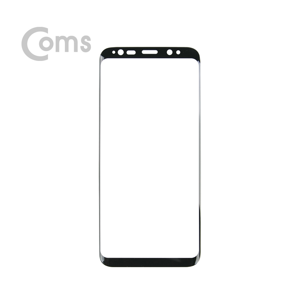 Coms 스마트폰 보호필름 갤S 8P/Black/갤럭시