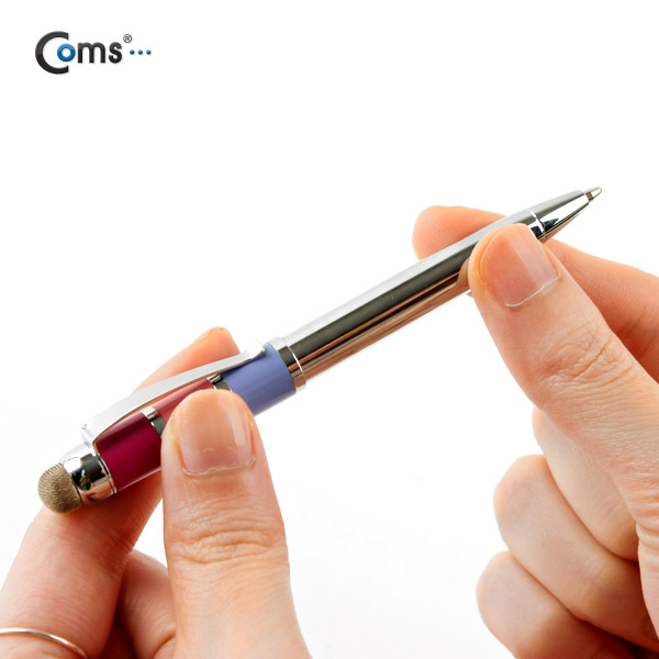 Coms 터치펜 정전식(Fiber/볼펜형) Colorful