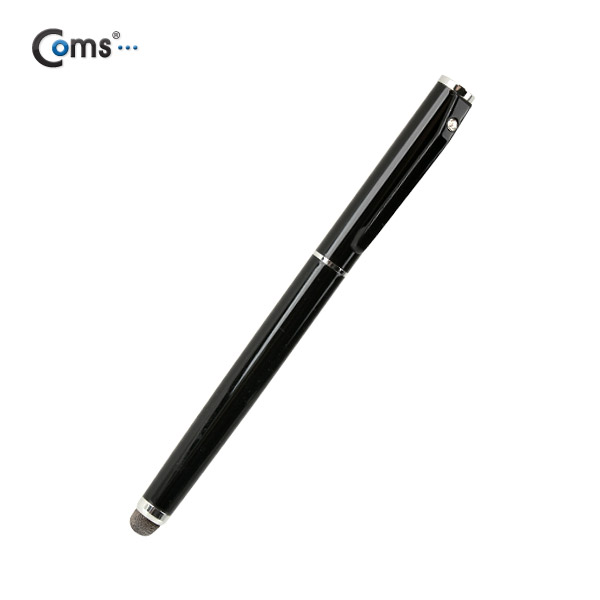 Coms 터치펜 정전식(Fiber/볼펜형) Black
