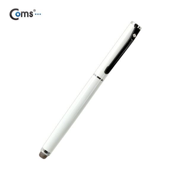 Coms 터치펜 정전식(Fiber/볼펜형) White