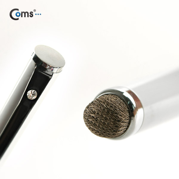 Coms 터치펜 정전식(Fiber/볼펜형) White