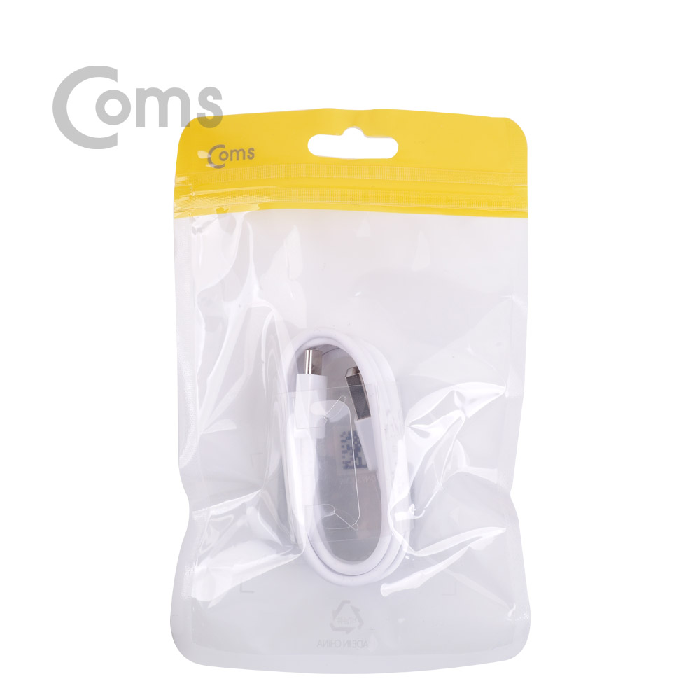 Coms USB 3.1(Type C) 케이블(USB), White