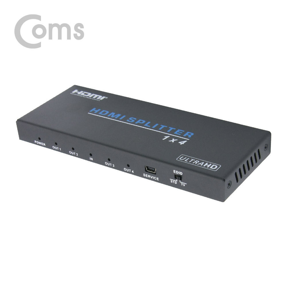 Coms HDMI 분배기(1:4) 2.0 지원 4K2K (60Hz), 18G