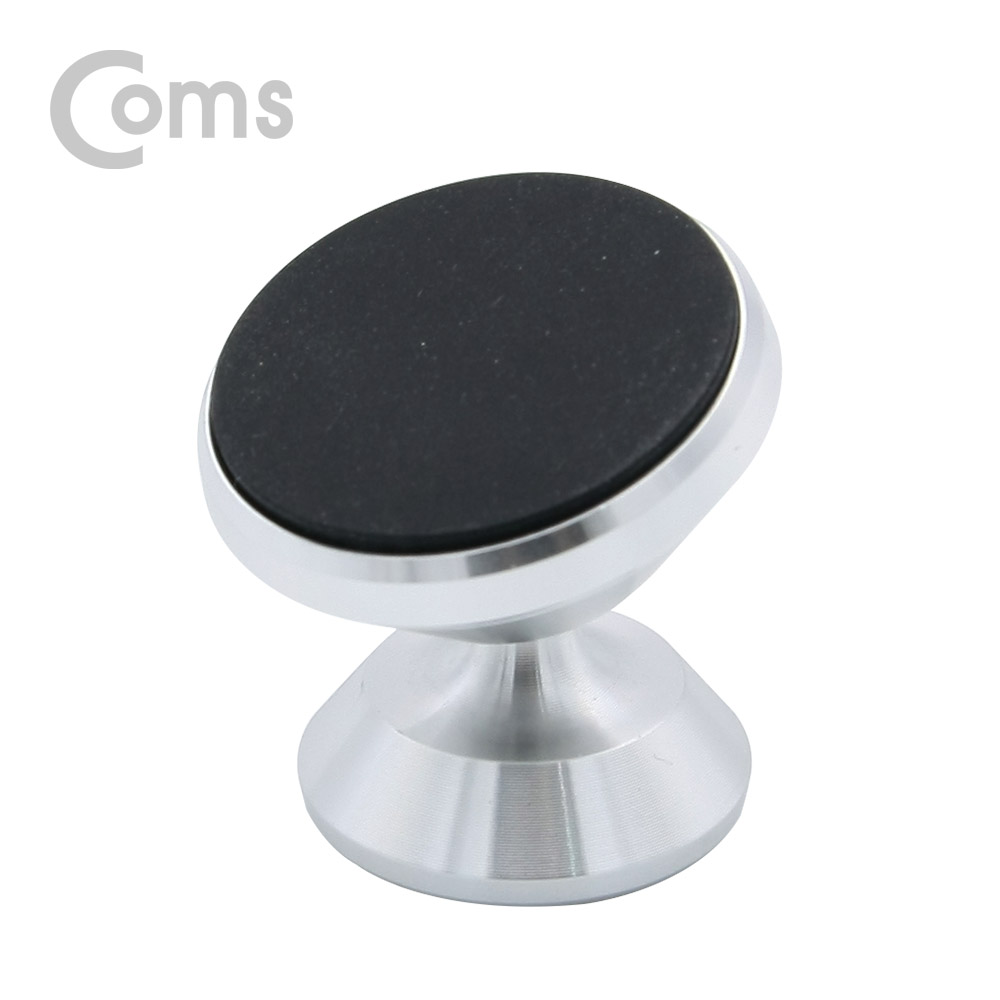 Coms 스마트폰 거치대 Silver - 대쉬보드 부착형, 마그네틱