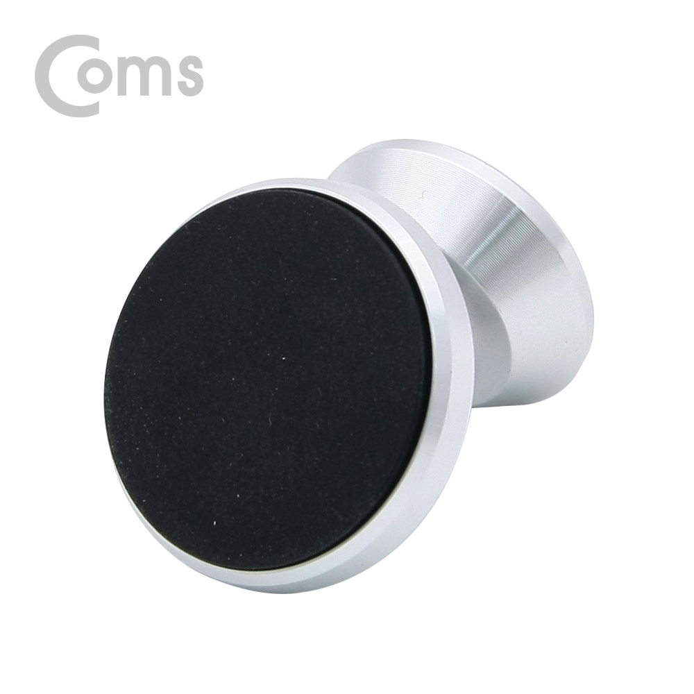 Coms 스마트폰 거치대 Silver - 대쉬보드 부착형, 마그네틱