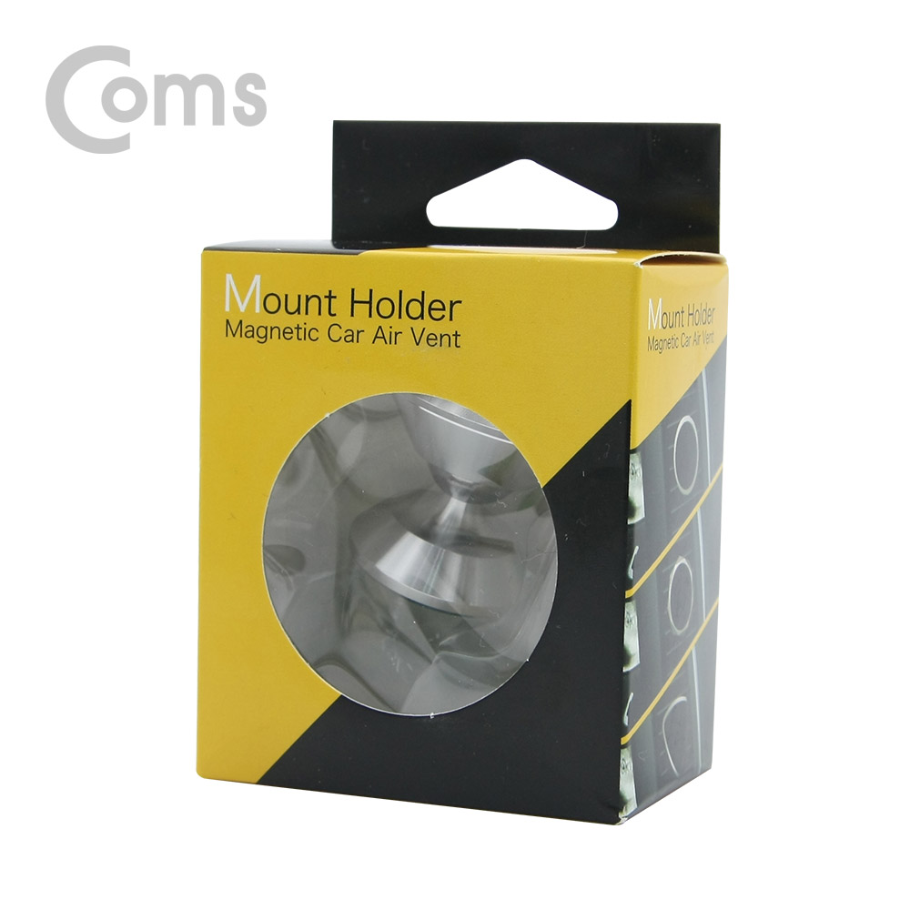 Coms 스마트폰 거치대 Silver - 대쉬보드 부착형, 마그네틱