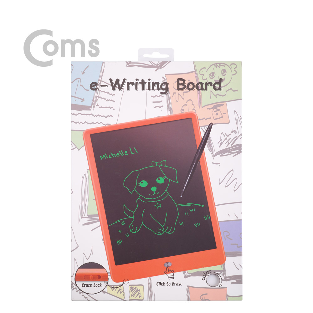 Coms 메모보드 / 전자노트 10형 LCD, White