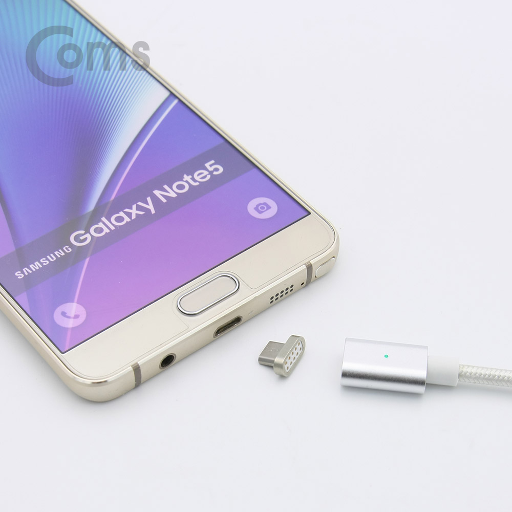 Coms 안드로이드 5핀 고속충전 케이블 (Micro 5Pin / 분리형 마그네틱 커넥터 / V8)