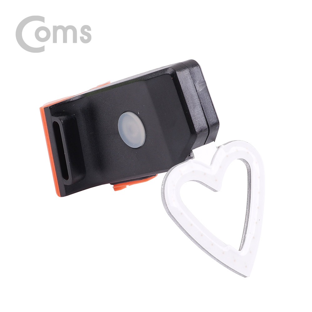 Coms 자전거 LED 안전점멸기 / 하트 LED / USB 충전