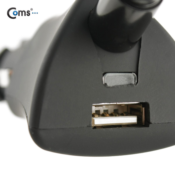 Coms 차량용 거치대, 시가잭 일체형/안드로이드폰, Micro B/USB 1P / 시거잭