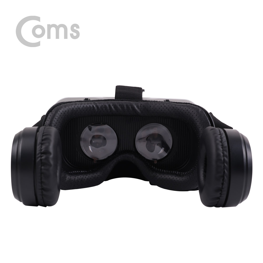 Coms 스마트폰 VR기기, 헤드기어/100도 / 헤드폰 일체형 / 쿠션 탈부착 가능/VR BOX