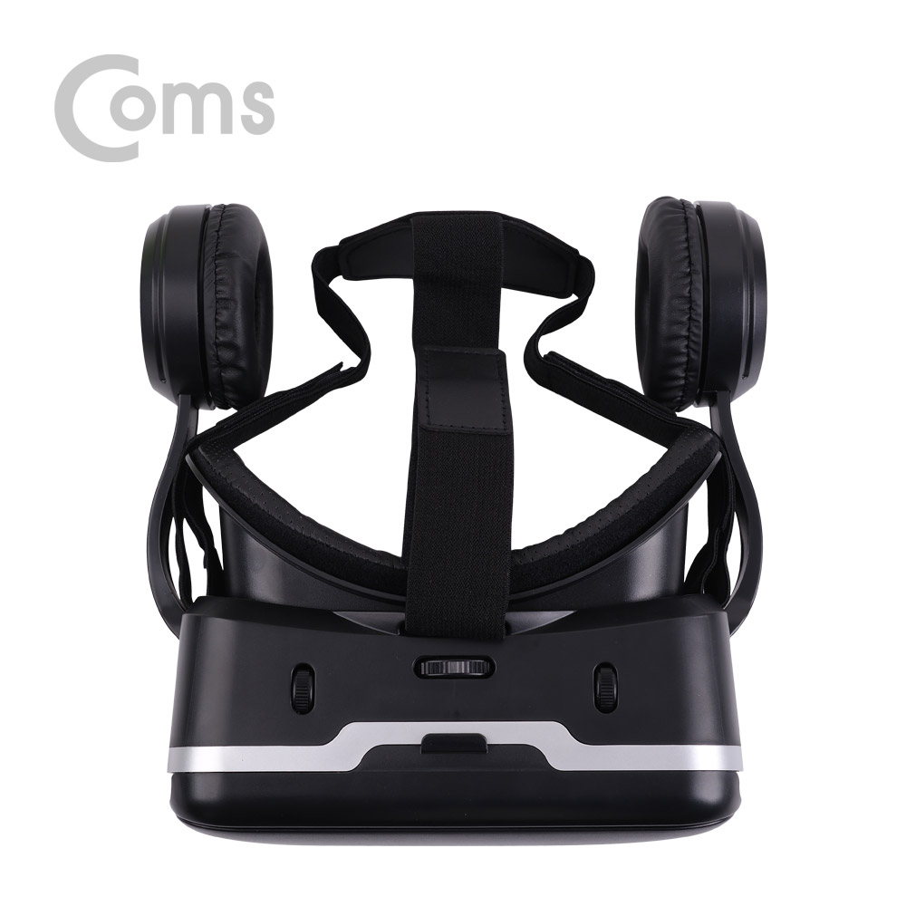 Coms 스마트폰 VR기기, 헤드기어/100도 / 헤드폰 일체형 / 쿠션 탈부착 가능/VR BOX