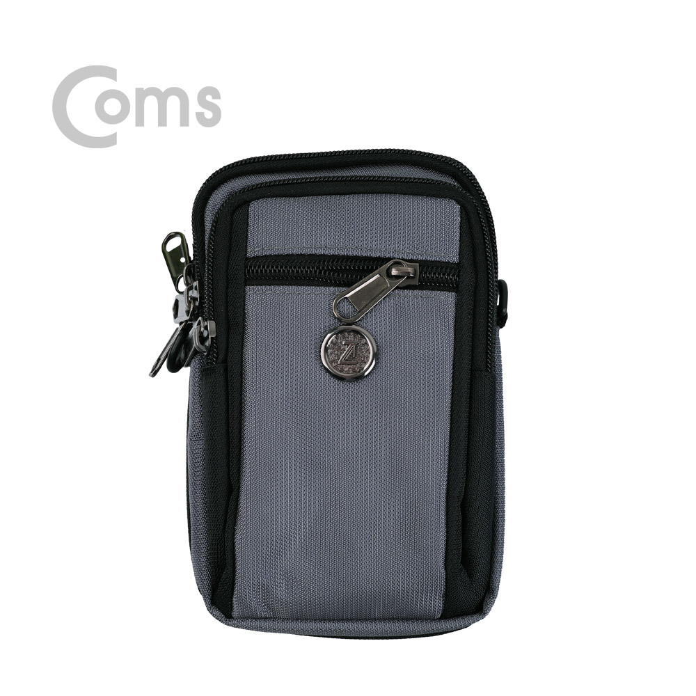 Coms 다용도 포켓 벨트 Silver