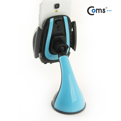 Coms 차량용 거치대, 유리흡착식, Blue, JHD-15HD06