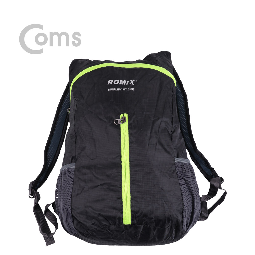 Coms 휴대용 접이식 백팩 / 경량형 / 생활방수 / Black