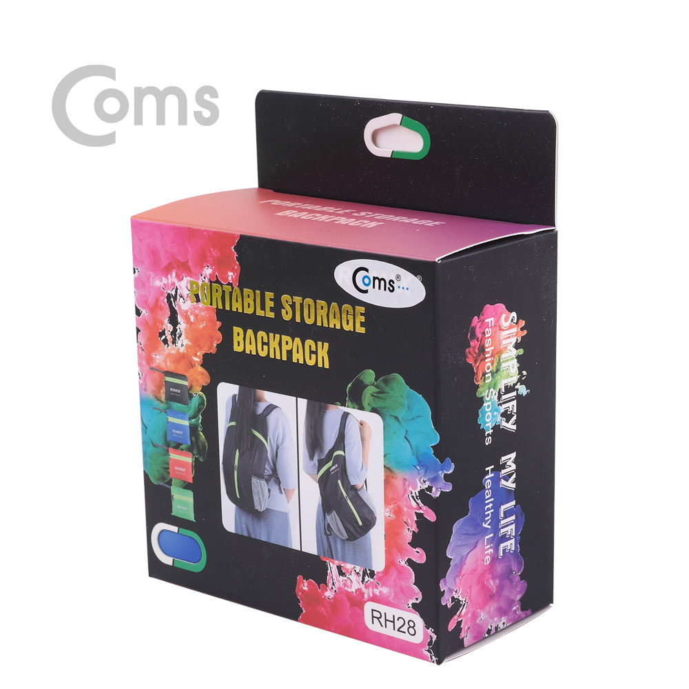 Coms 휴대용 접이식 백팩 / 경량형 / 생활방수 / Blue