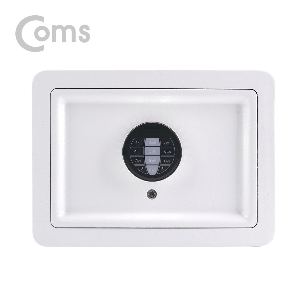 Coms 소형 미니금고 White / SoHo용 / 가정용금고 / 안전금고