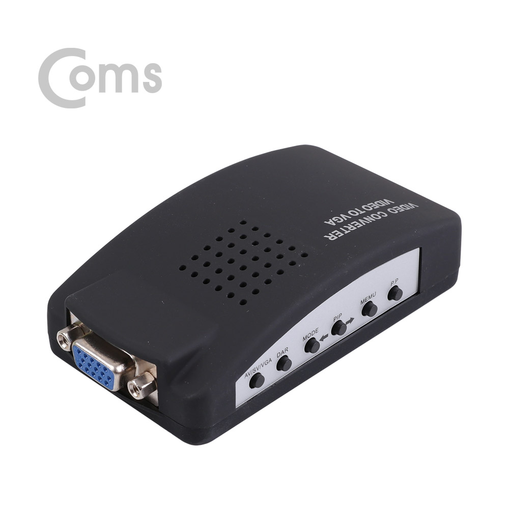 Coms 디코더(AV to VGA) / RCA or 비디오 / SVHS