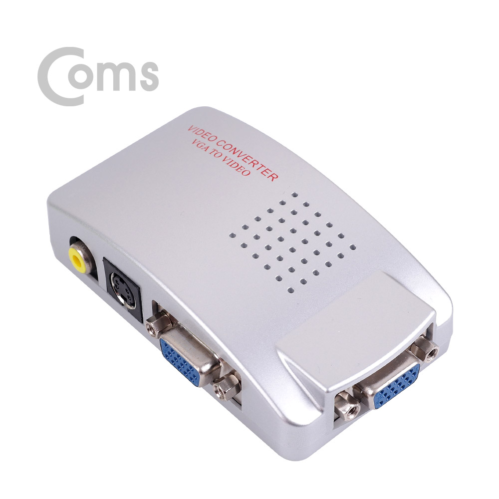 Coms VGA to AV 엔코더 / RCA or 비디오 / SVHS