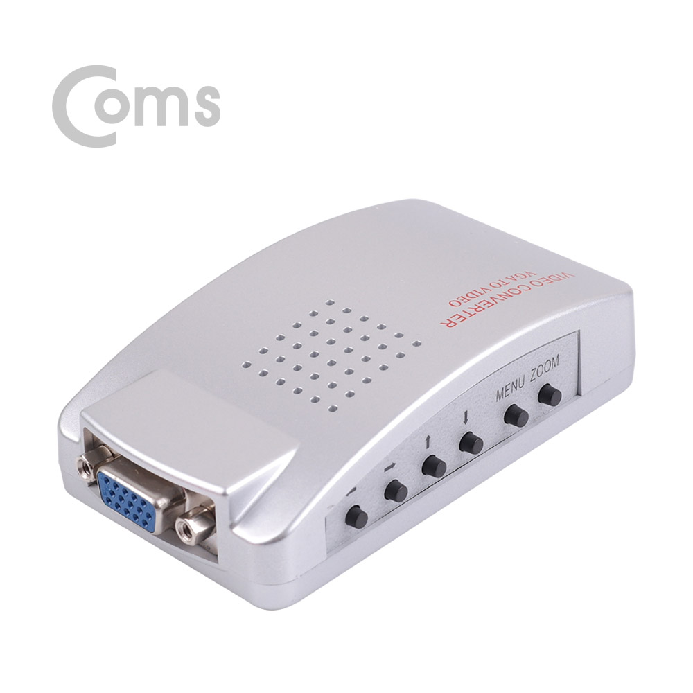 Coms VGA to AV 엔코더 / RCA or 비디오 / SVHS