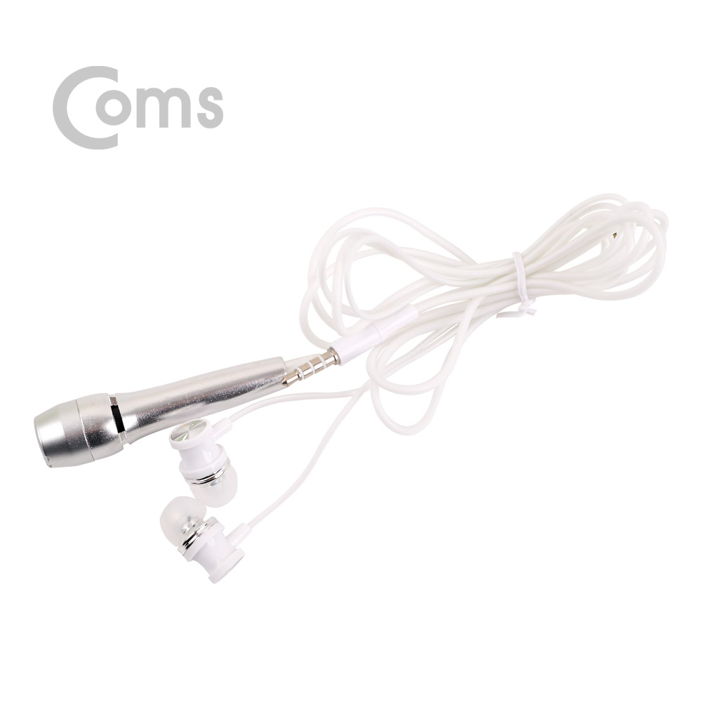 Coms 미니 마이크 / 이어폰 마이크 일체형 / 녹음 / 고음질