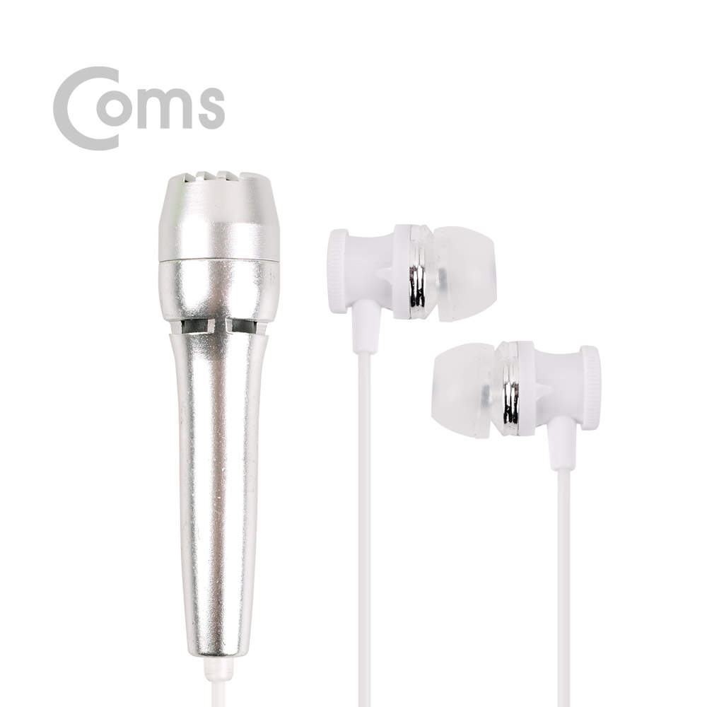 Coms 미니 마이크 / 이어폰 마이크 일체형 / 녹음 / 고음질
