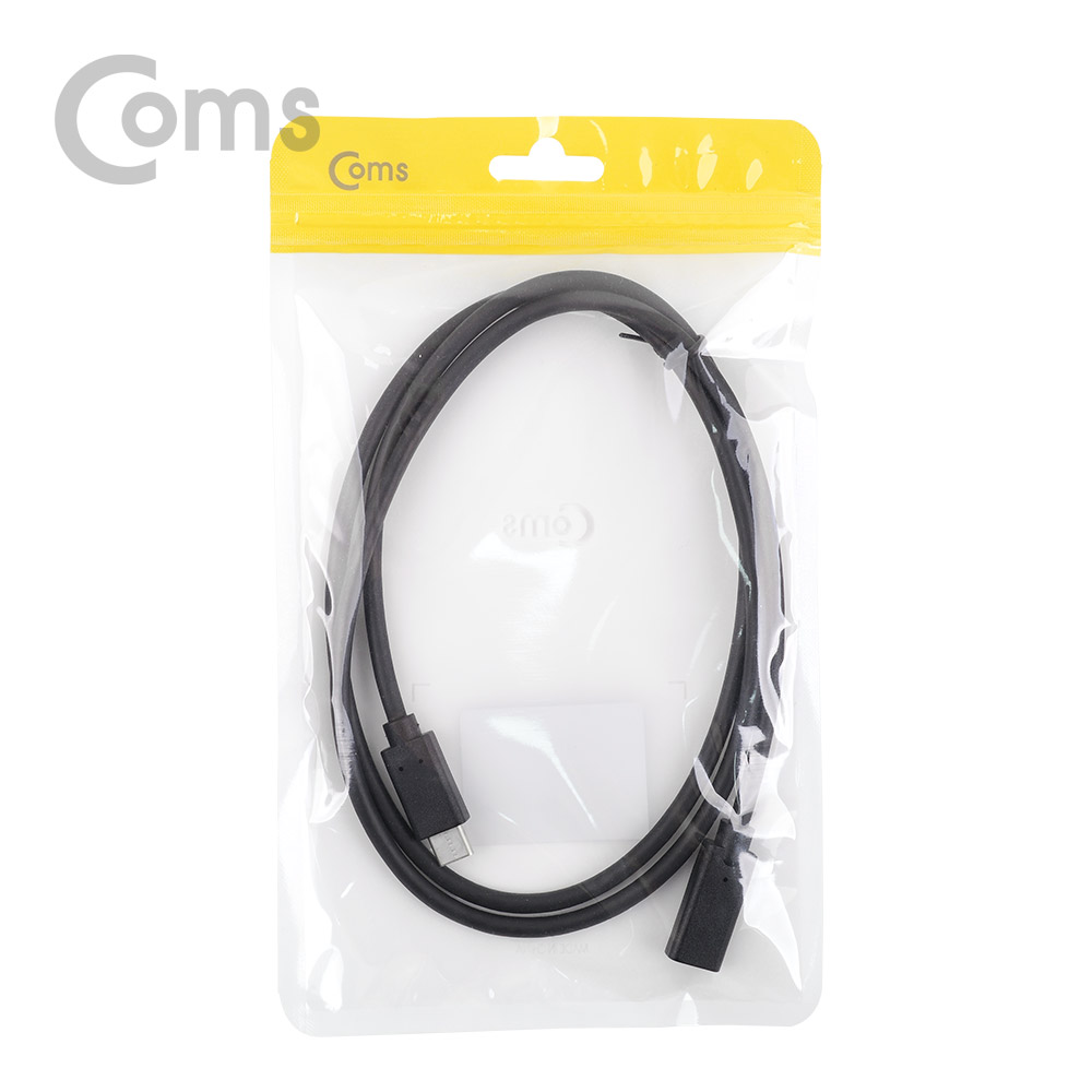 Coms USB 3.1 (Type C) 케이블(M/F) 연장 - 1M