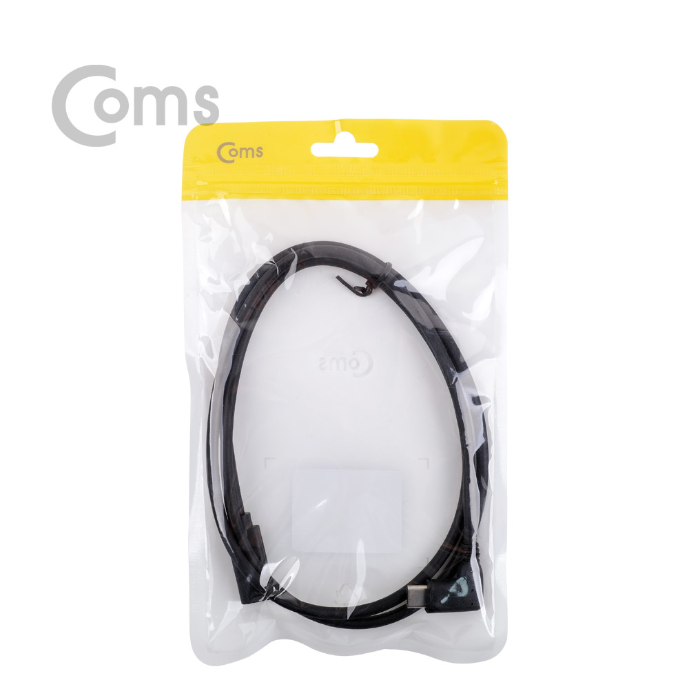 Coms USB 3.1(Type C) 연장 케이블(M/F) 꺾임형(꺽임)