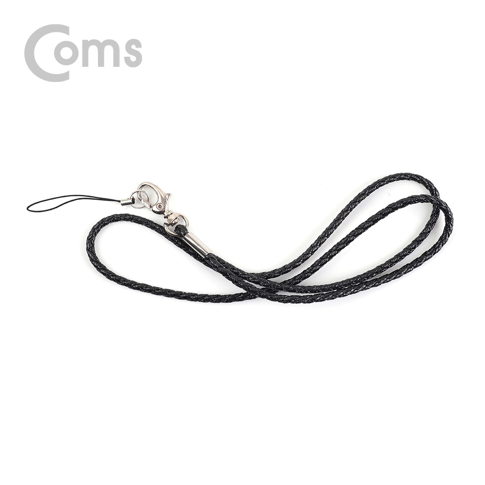 Coms 멀티 목걸이 스트랩 / 분실방지 / 36cm / Black