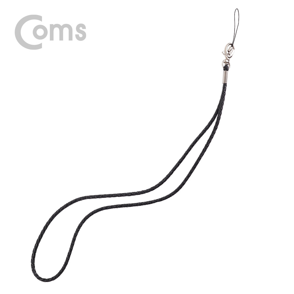 Coms 멀티 목걸이 스트랩 / 분실방지 / 36cm / Black