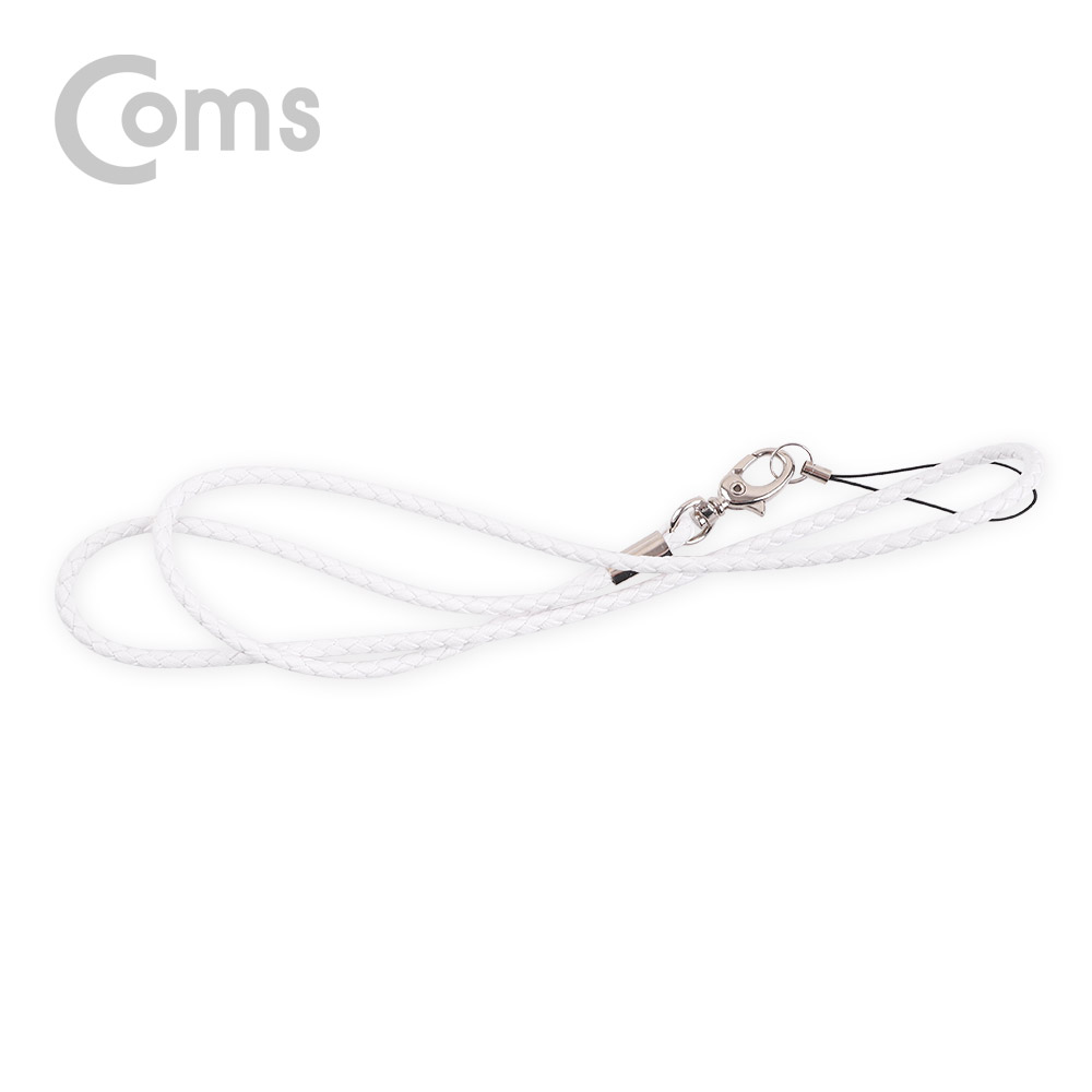 Coms 멀티 목걸이 스트랩 / 분실방지 / 36cm / White
